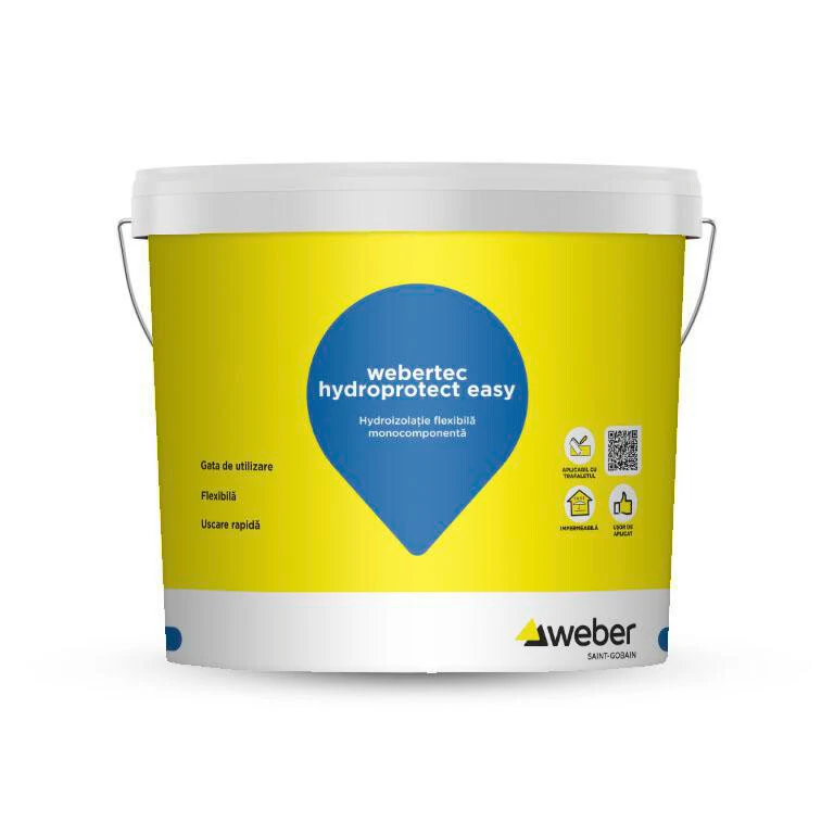 Membrane Lichide - Hidroizolatie de inalta calitate - Webertec hydroprotect easy