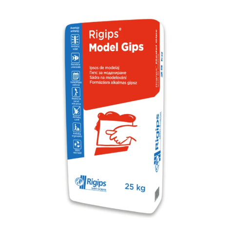 Pe baza de ipsos - Ipsos de modelaj Rigips Model Gips, 25 kg