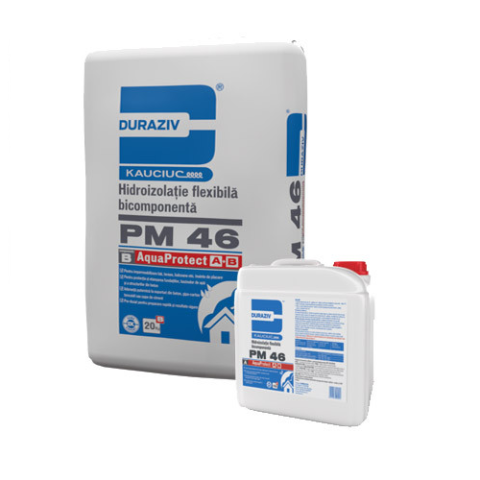 Mortare Hidroizolante - Mortar hidroizolant bicomponent Duraziv PM46