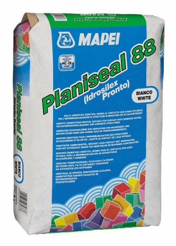 Hidroizolatii - Mortar hidroizolant Mapei Planiseal 88 ( Idrosilex Pronto ), sac 25 kg