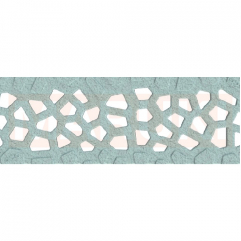 Rigola ACO Self Euroline din beton cu polimeri, gratar tip Voronoi din fonta culoare Perle, lungime 100cm, DN100 [1]