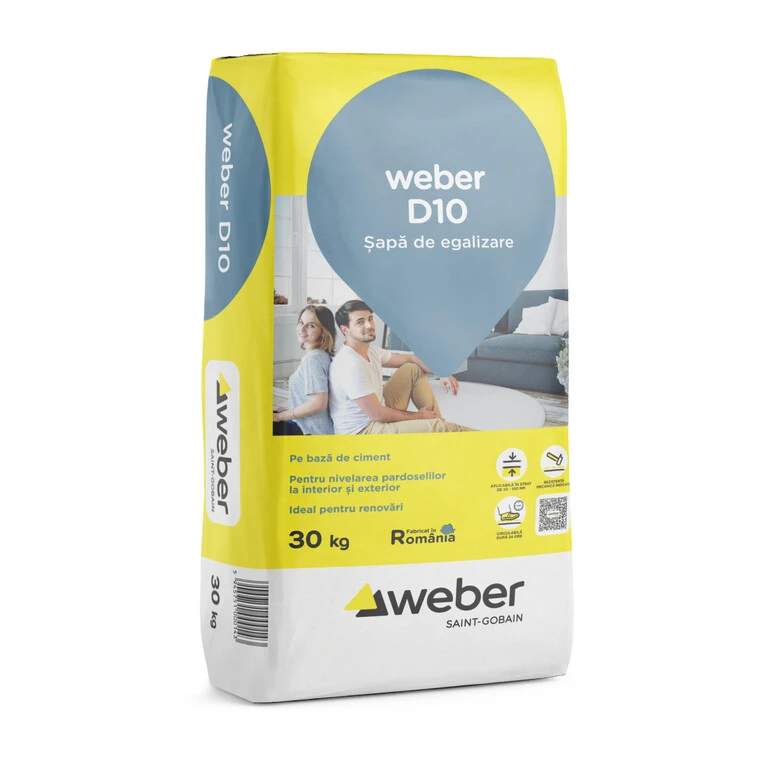Sape - Sapa egalizare Weber D10, interior, 30 kg