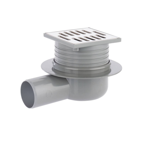 Guri de scurgere interior - Sifon pardoseala RUG Self cu inaltime reglabila, iesire orizontala DN50