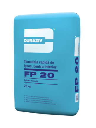 Manuale pe baza de ipsos - Tencuiala de ipsos Duraziv FP20