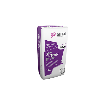Mecanizate pe baza de ipsos - Tencuiala manuala sau mecanizata Siniat Adera Strato, pentru interior, 25 kg