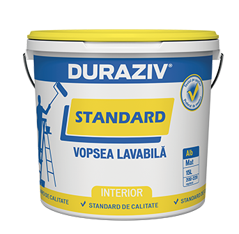 Vopseluri - Vopsea lavabila alba Duraziv Standard