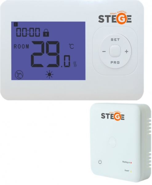 Termostat programabil, Wireless, LCD, iluminare LED, Stege WT200 WI-FI, control prin telefon. [2]