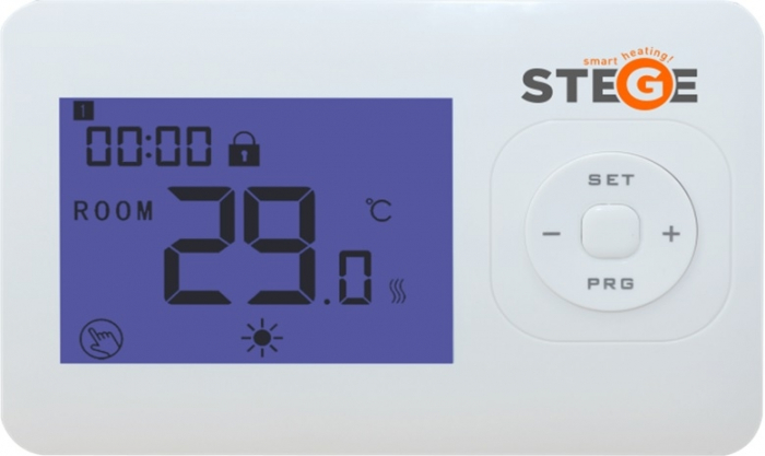 Termostat programabil, Wireless, LCD, iluminare LED, Stege WT200 WI-FI, control prin telefon. [3]