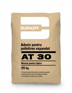 Adezivi pentru termoizolatie - DURAZIV AT 30 Adeziv și masă de șpaclu pentru polistiren expandat