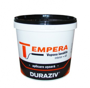 Vopsele si tencuieli - DURAZIV Tempera VOPSEA LAVABILĂ ALBĂ