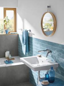 Baterie lavoar Hansgrohe Novus de perete, necesita corp ingropat [3]