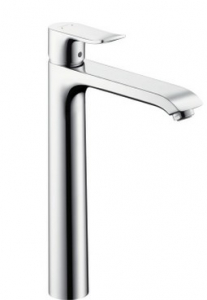 Baterii baie - Baterie lavoar Hansgrohe Metris 260, ventil pop-up, pentru lavoar tip bol, crom