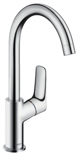 Baterii baie - Baterie lavoar Hansgrohe Logis 210, ventil pop-up, pentru lavoar tip bol