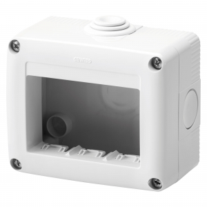 Gewiss - Cadru aparent Gewiss GW27003, 3 module, IP40