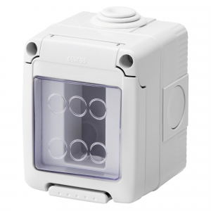 Gewiss - Doza aparenta Gewiss GW27041, 1 modul, gri, IP55