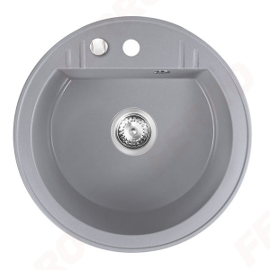 Chiuvete granit - Chiuveta granit 1 cuva rotunda 510mm  MEZZO II, gri