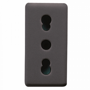 Gewiss - GW21203 - Priza suko standard italia culoare neagra - 1 modul