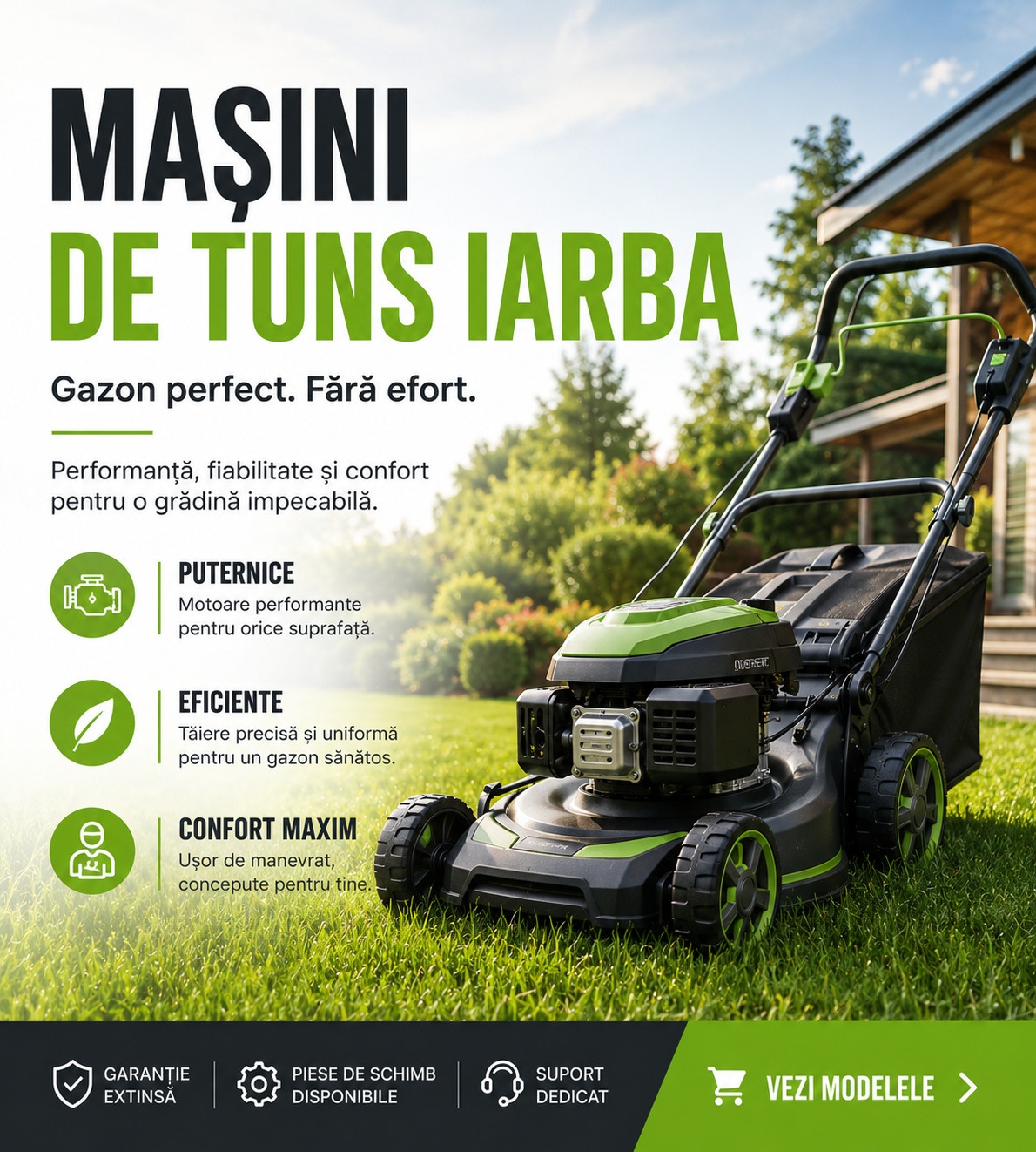 Masini de tuns iarba