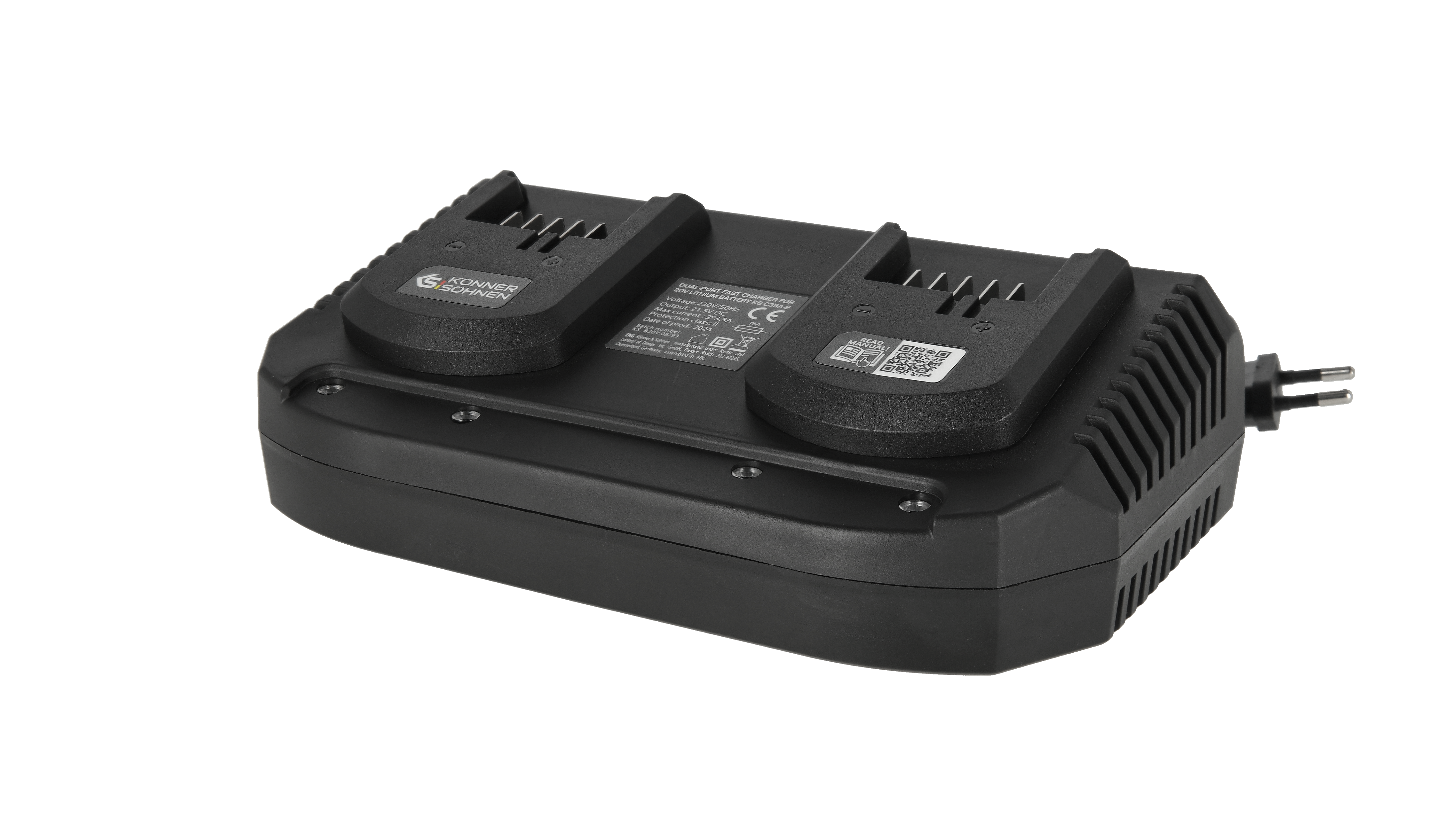 Acumulatoare & Încărcătoare, Accesorii - Incarcator rapid cu doua porturi pentru acumulator litiu 20 V KS C35A-2