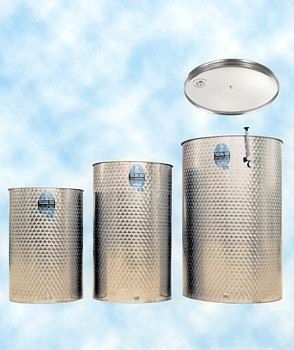 Cisterna inox pentru fermentare si stocare vin Toscana Inox ARIA Pe, 500 litri, capac flotant cu garnitura [6]