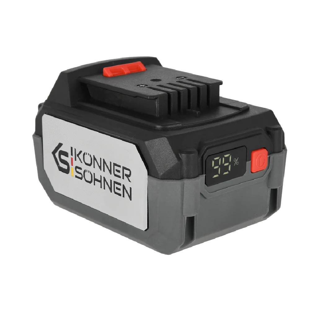 Pachet - 1 x Acumulator Li-Ion Konner & Sohnen KS 20V4-1, 20V, 4Ah + Incarcator rapid KS C45A, 4.5A [2]