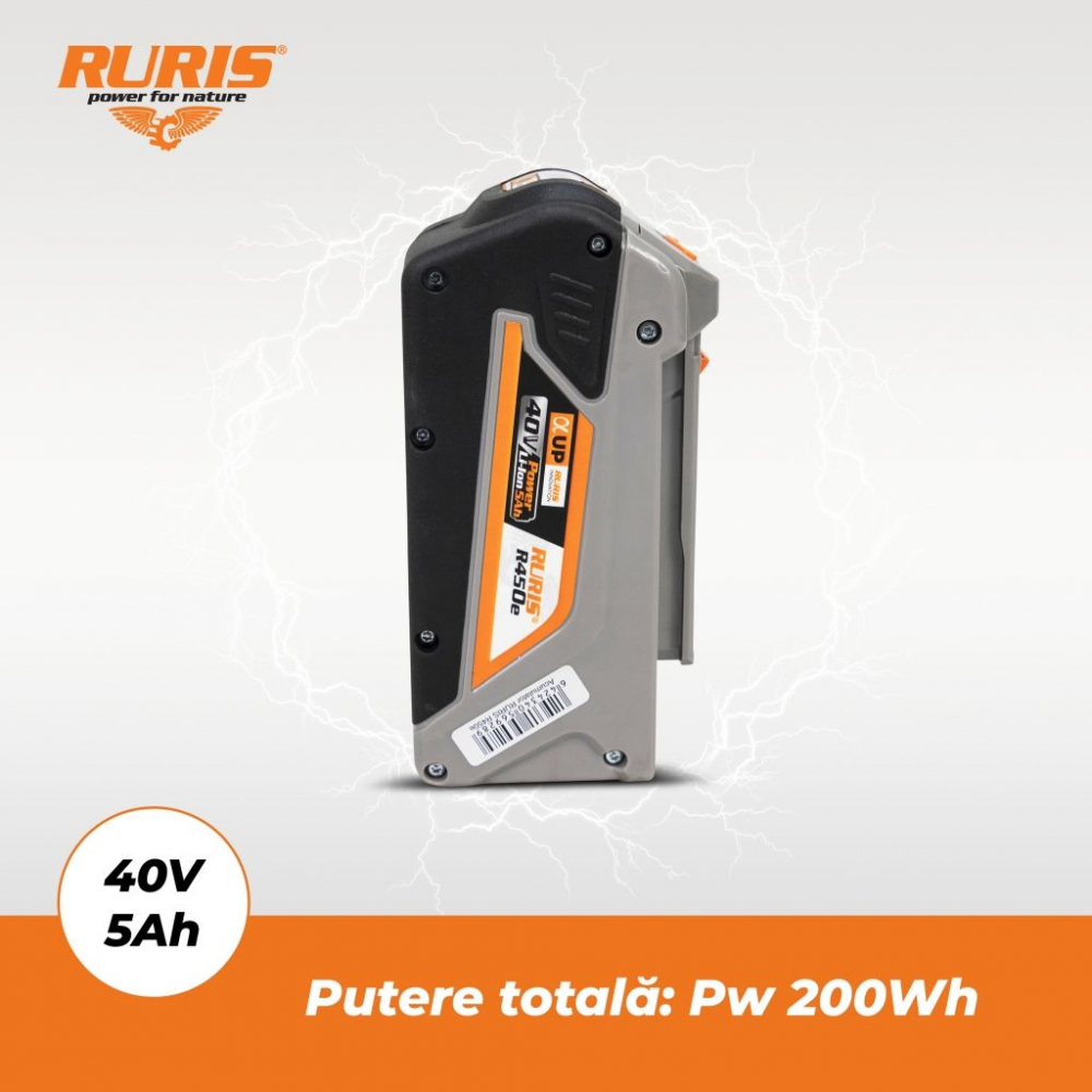 Acumulator Li-Ion Ruris R450e, 40V, 5Ah [5]