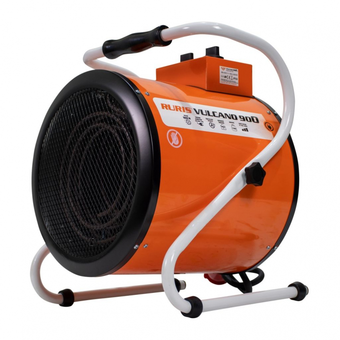 Aeroterma electrica trifazata Ruris Vulcano 900, 9 kW, debit aer 742 mc/h, suprafata incalzita 180 mp [4]
