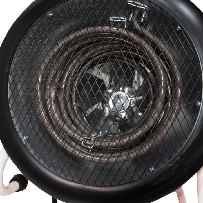 Aeroterma electrica trifazata Ruris Vulcano 900, 9 kW, debit aer 742 mc/h, suprafata incalzita 180 mp [7]