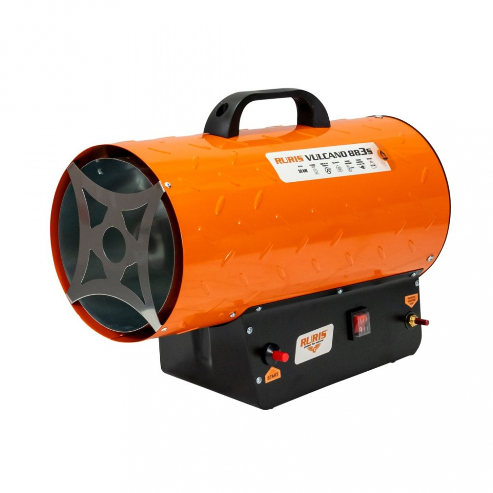Aeroterma pe gaz Ruris Vulcano 883S, 30 kW, debit aer 650 mc/h, 102360 BTU [1]