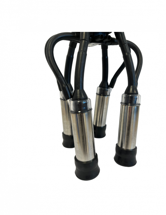 Ansamblu colector bovine, oval, 240 cc, carcasa inox [3]
