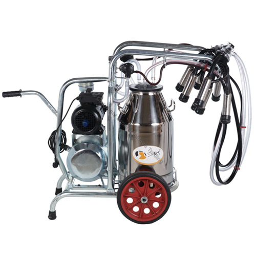Mulgatoare de vaci EMT 2+1S40, 2 posturi, 1 bidon inox 40 litri [2]