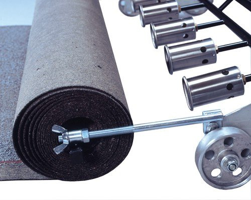 Arzator profesional 7 duze pentru membrana bituminoasa, pe roti, cu rola – KOMA WP7 [2]