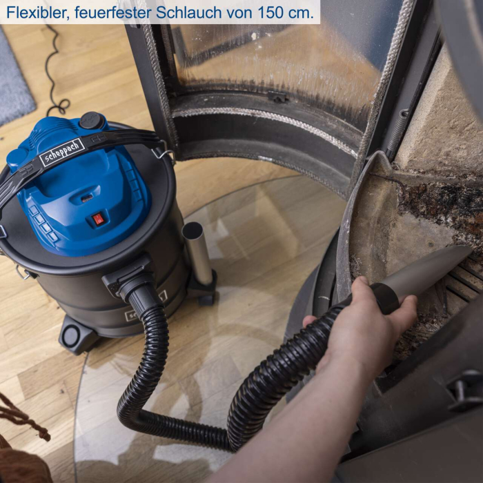 Aspirator cenusa Scheppach AVC 25, 1300 W, 20 kPa, 20 L [5]