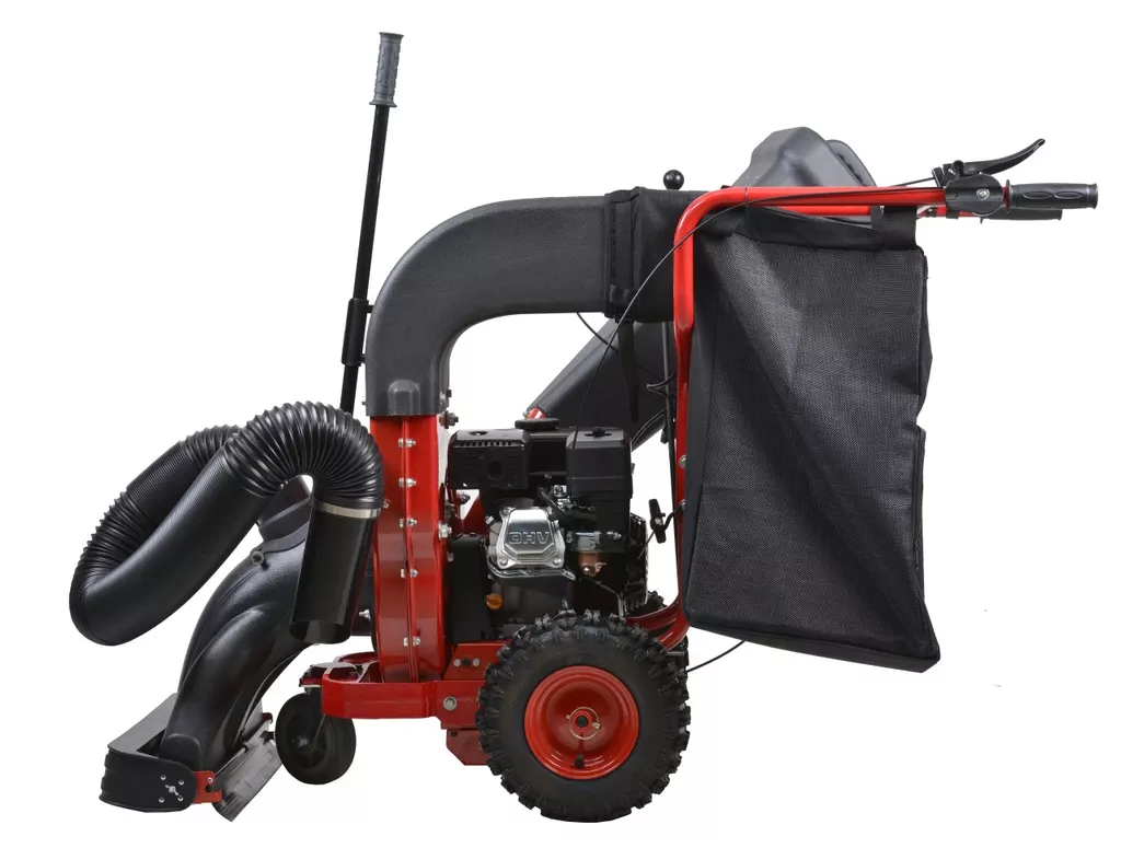 Aspirator frunze si tocator crengi HECHT 8574, 6.5 CP, benzina, 2 + 2 viteze, latime lucru 60 cm [8]