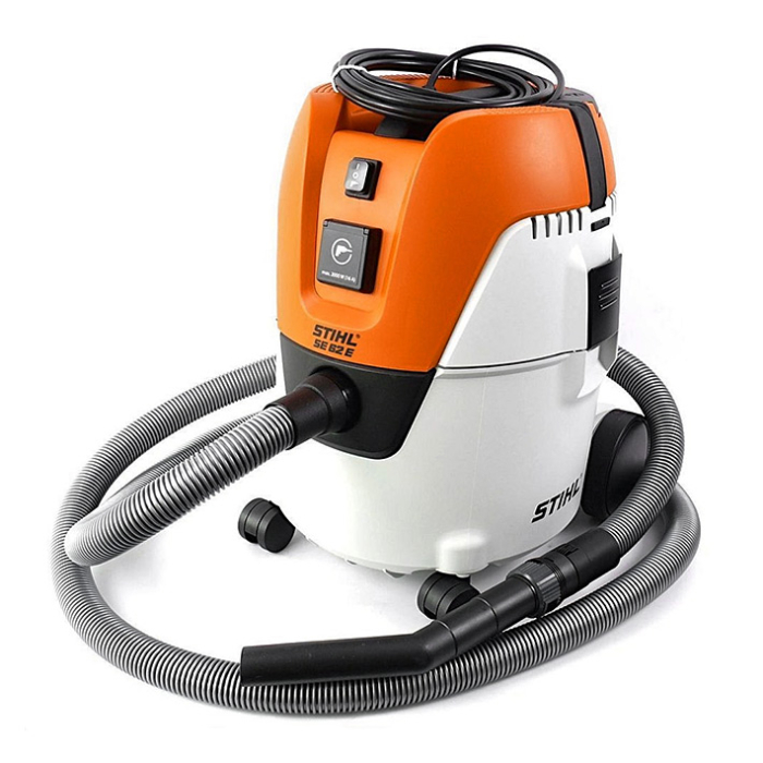 Aspirator umed/uscat Stihl SE 62 E, 1400 W, 210 mbar, 20 L, priza cu conectare automata [3]