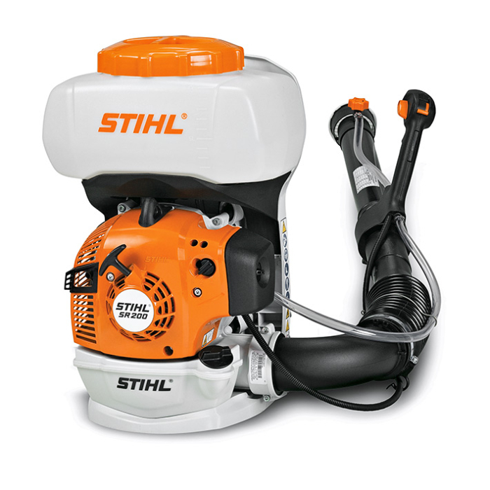Atomizor pe benzina Stihl SR 200, 1.1 CP, motor 2 timpi, rezervor solutie 10 L, distanta pulverizare 9 m [3]