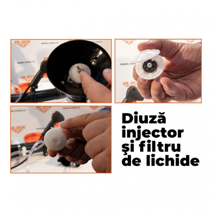 Atomizor Ruris A109S, 41.5 cmc, 3 CP, 14 litri, pompa booster + costum protectie [9]