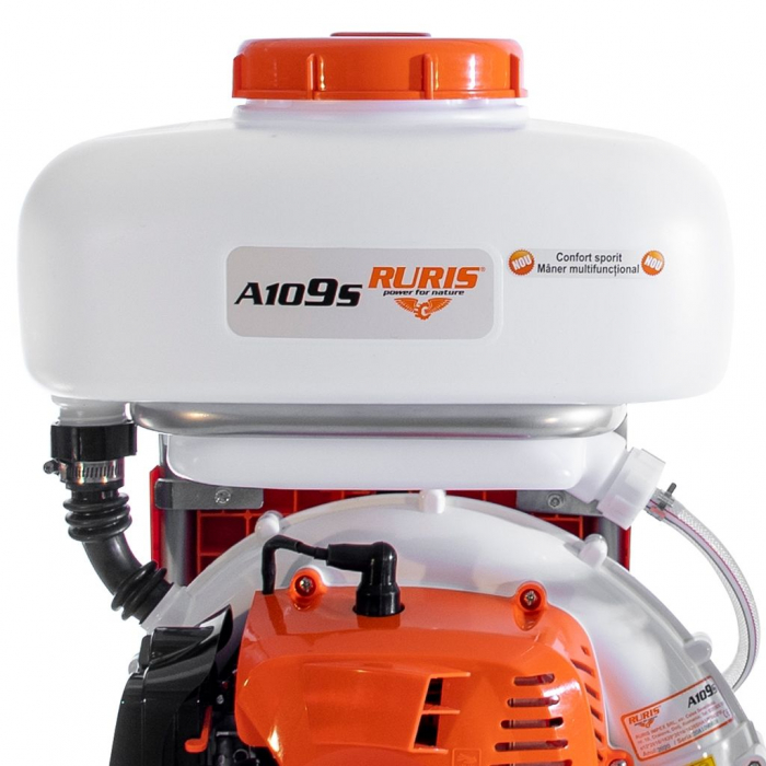 Atomizor Ruris A109S, 41.5 cmc, 3 CP, 14 litri, pompa booster + costum protectie [6]