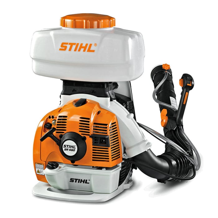 Atomizor pe benzina Stihl SR 450, 3.9 CP, motor 2 timpi, rezervor solutie 14 L, distanta pulverizare 14.5 m, functie pulverizare & imprastiere [3]