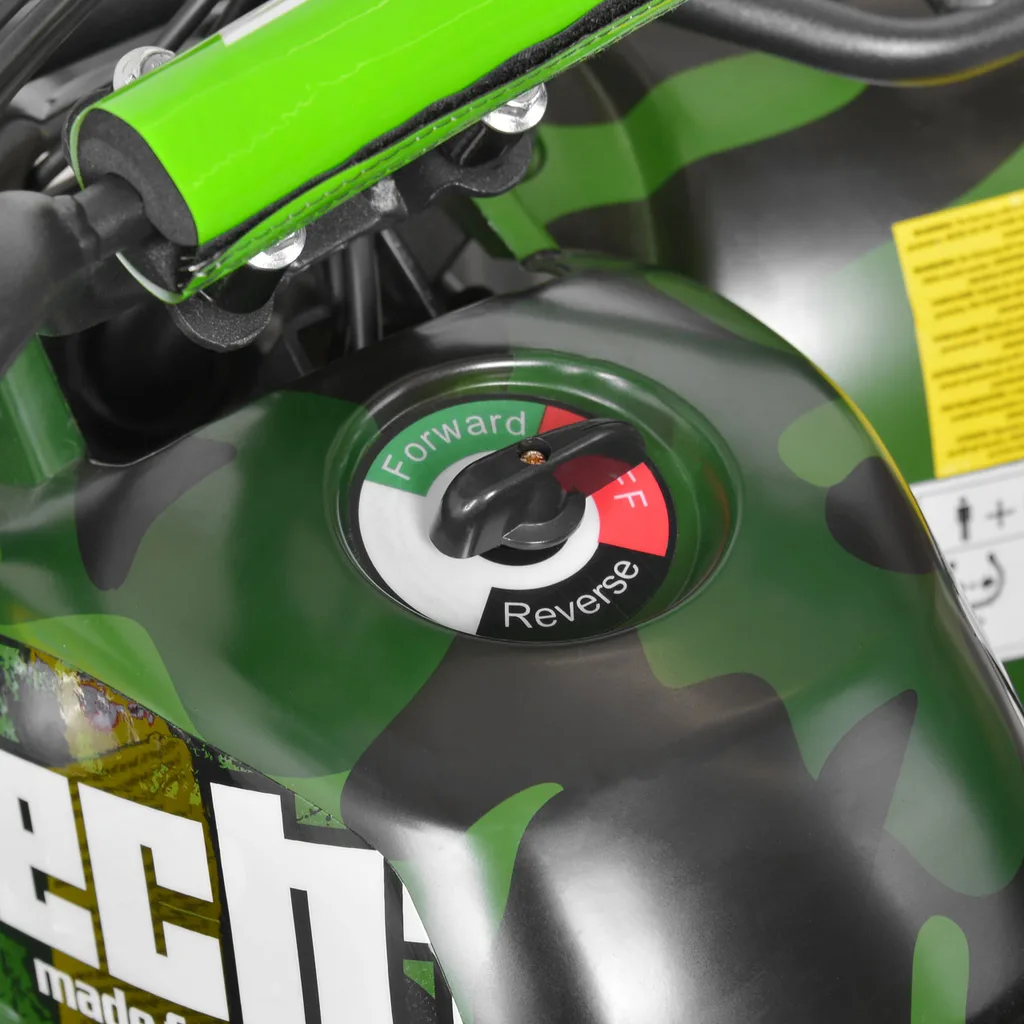 ATV electric HECHT 56100 ARMY, 1000 W, 36V, 12Ah, max. 25 km/h, autonomie 18 km [9]