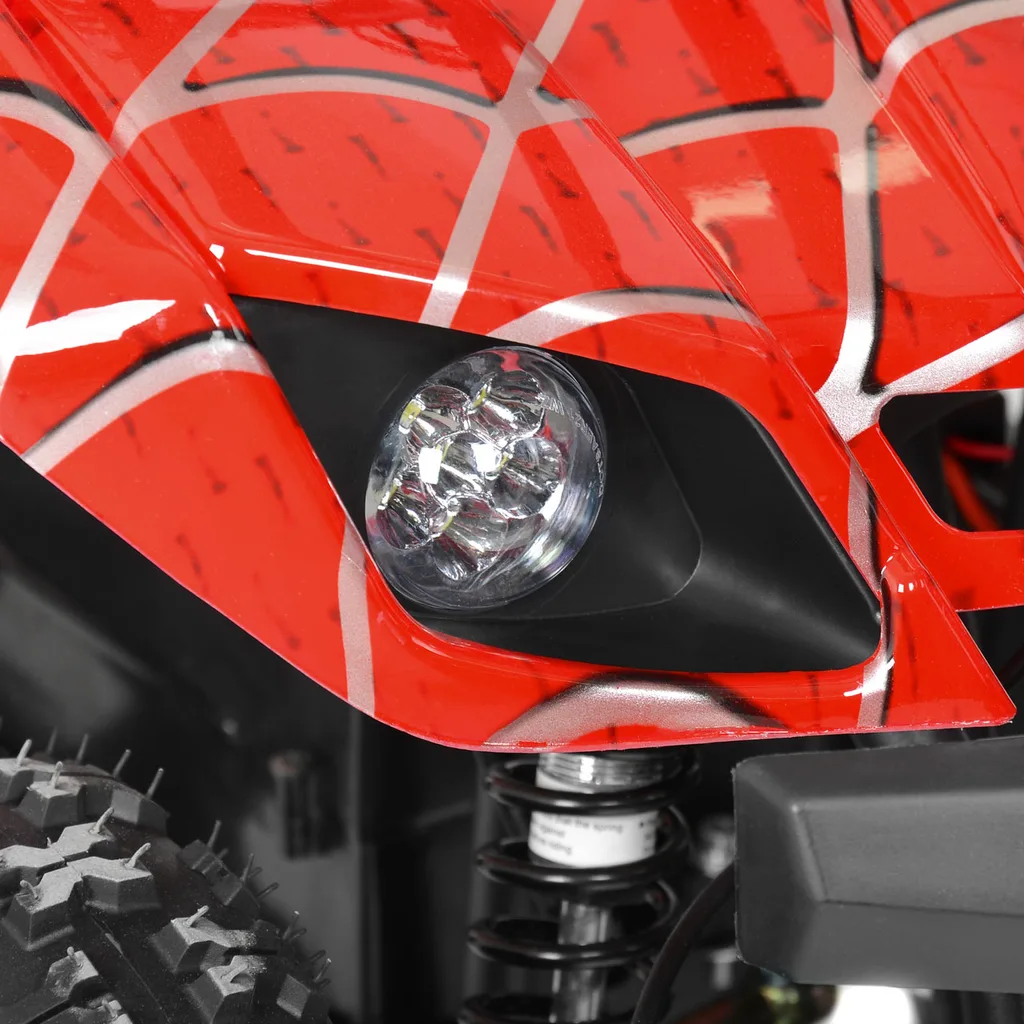 ATV electric HECHT 56100 RED, 1000 W, 36V, 12Ah, max. 25 km/h, autonomie 18 km [7]