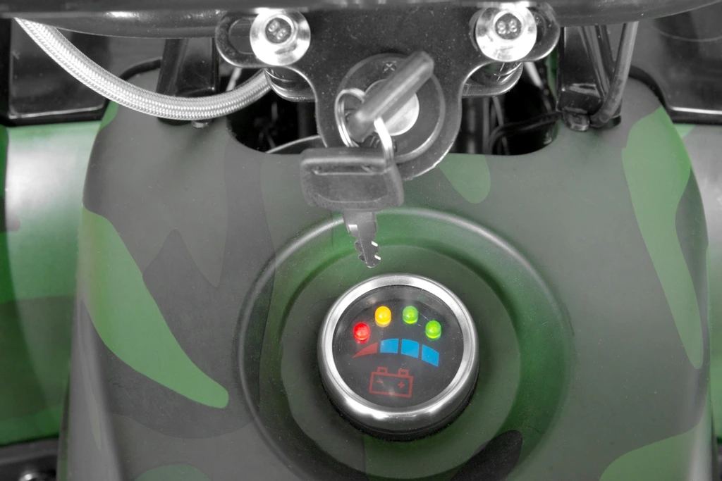 ATV electric HECHT 56150 ARMY, 1200 W, 60V, 20Ah, max. 70 km/h, autonomie 42 km [11]