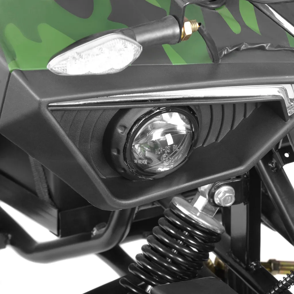 ATV electric HECHT 56199 ARMY, 1200 W, 72V, 20Ah, max. 45 km/h, autonomie 54 km, omologat COC [15]