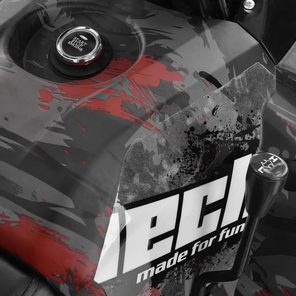 ATV electric HECHT 56199 HURON, 1200 W, 72V, 20Ah, max. 45 km/h, autonomie 54 km, omologat COC [13]