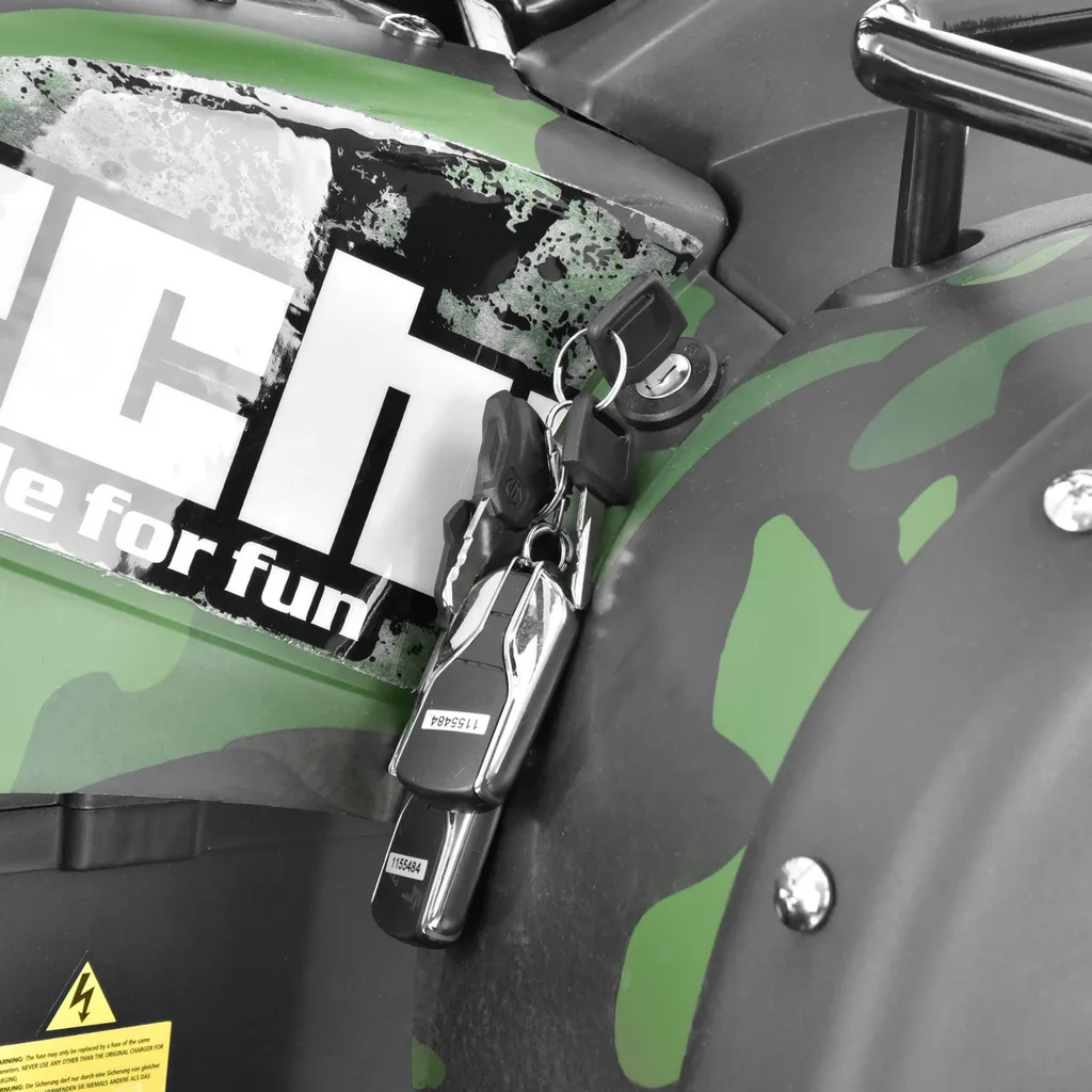 ATV electric HECHT 59399 ARMY, 2200 W, 72V, 52Ah, viteza maxima 45 km/h, autonomie 70 km [7]