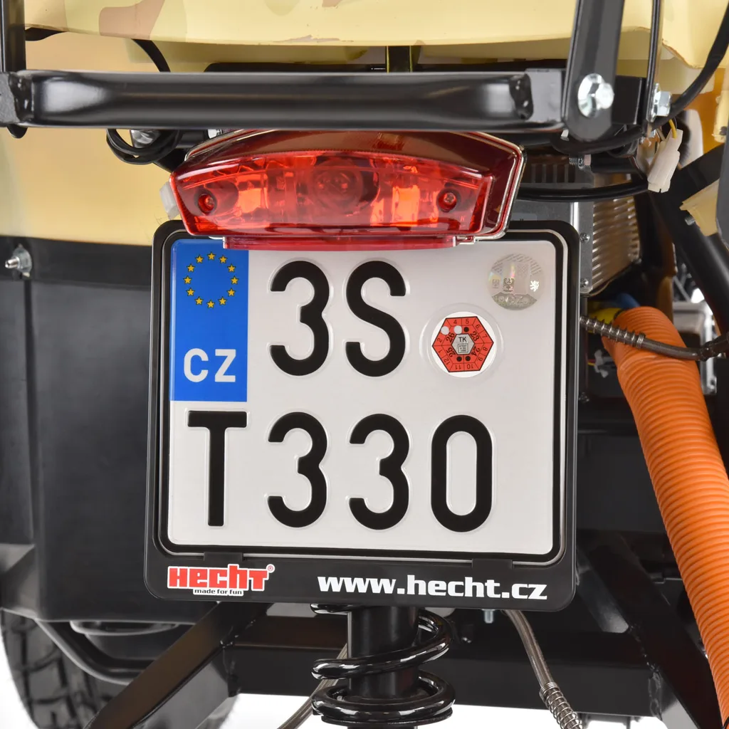 ATV electric HECHT 59399 SAND, 2200 W, 72V, 52Ah, viteza maxima 45 km/h, autonomie 70 km [10]