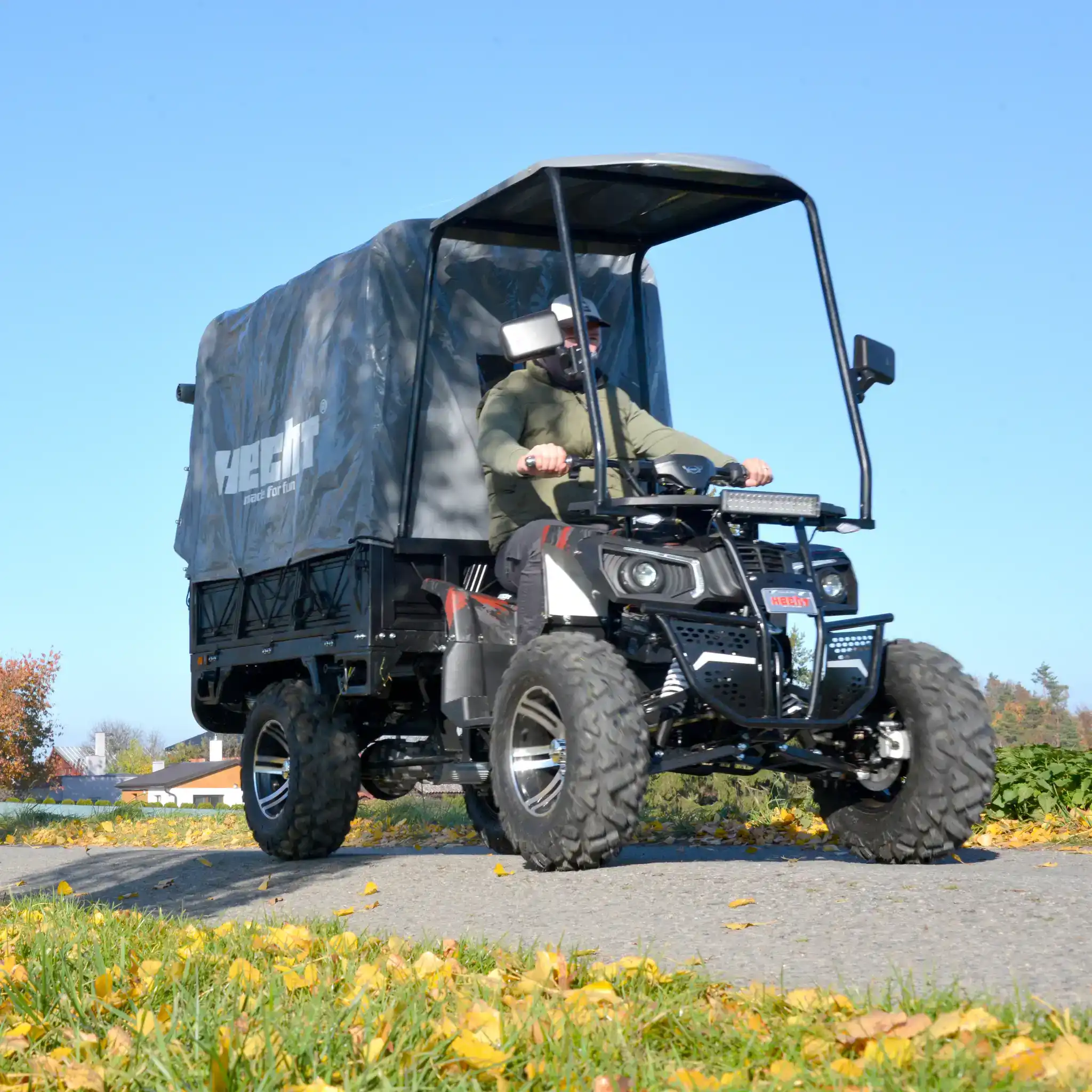 ATV electric utilitar cu platforma HECHT CARGO, 3000 W, 72V, 62Ah, max. 50 km/h, omologat COC [21]