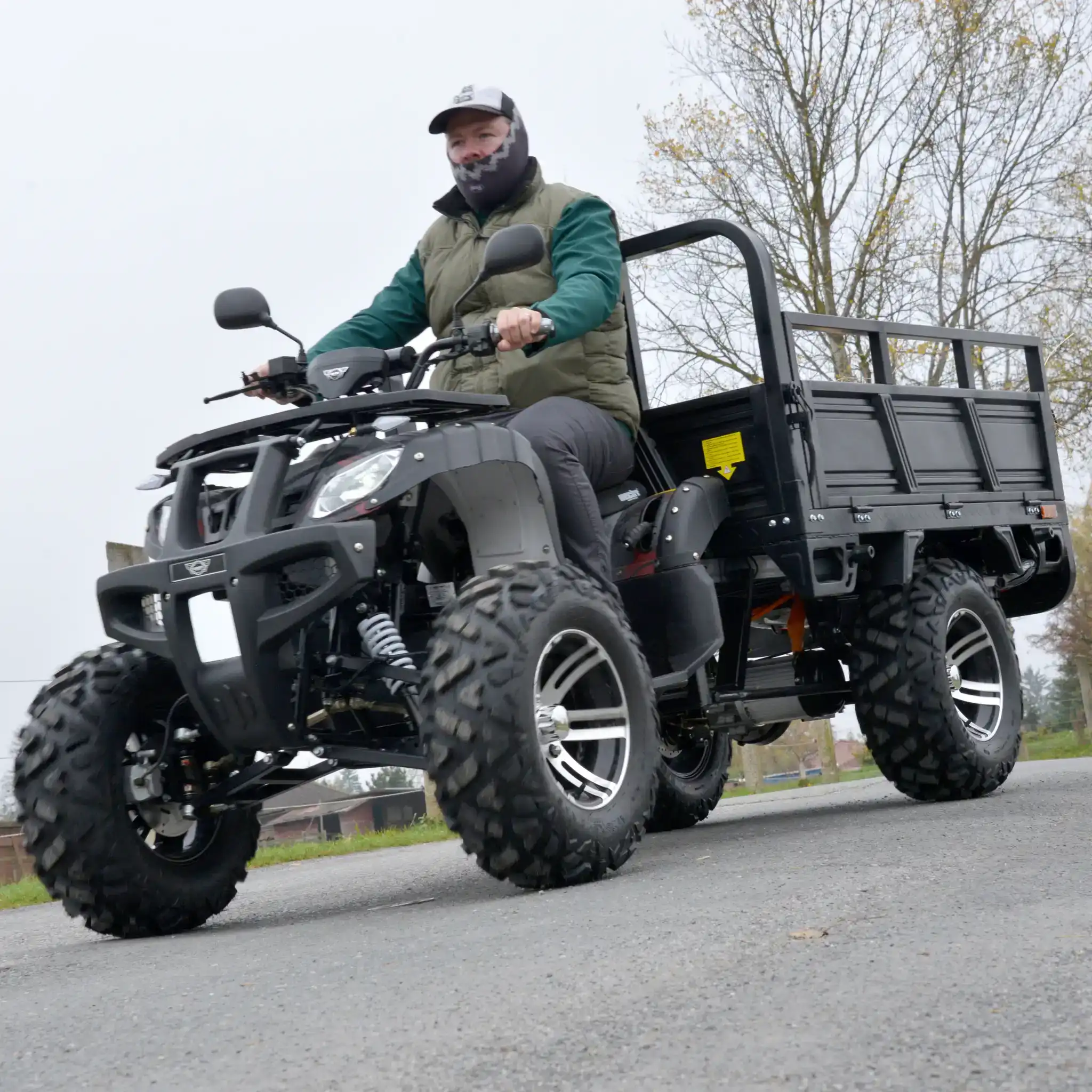 ATV electric utilitar cu platforma HECHT FARMIS, 3000 W, 72V, 52Ah, max. 53 km/h [15]