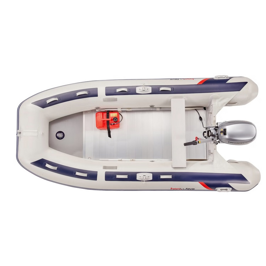 Barca pneumatica cu podina din aluminiu Honda Honwave T35-AE3, 3.53 metri, capacitate 5 persoane, max. 700 kg [2]