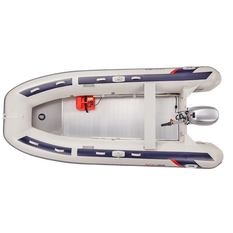 Barca pneumatica cu podina din aluminiu Honda Honwave T40-AE3, 3.95 metri, capacitate 7 persoane, max. 1050 kg [2]